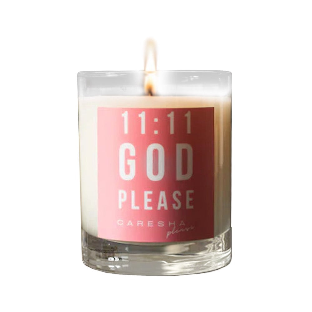 11:11 GOD PLEASE REAL BAD CANDLE - Caresha Please LLC 