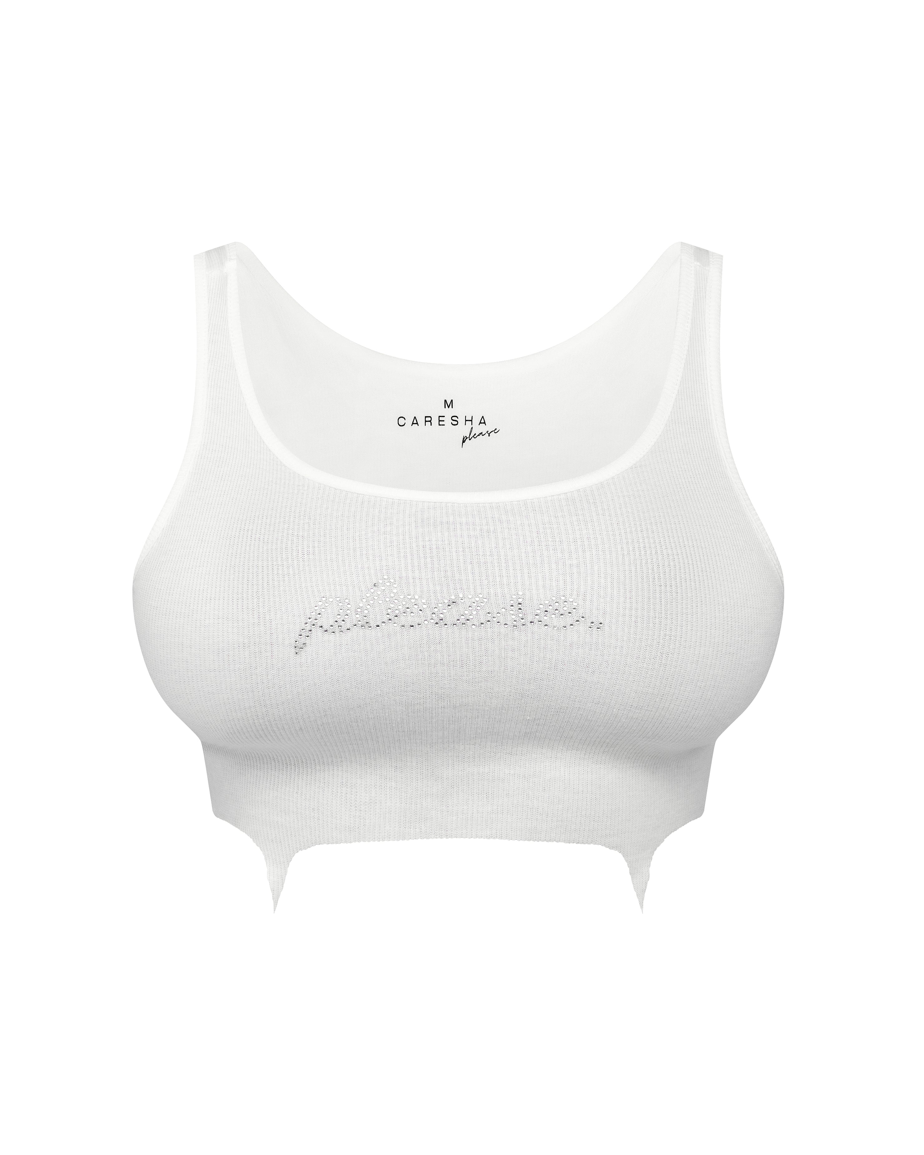 Please Crop - White - Caresha Please LLC 