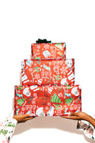 Santa Please Red Wrapping Paper - Caresha Please LLC 